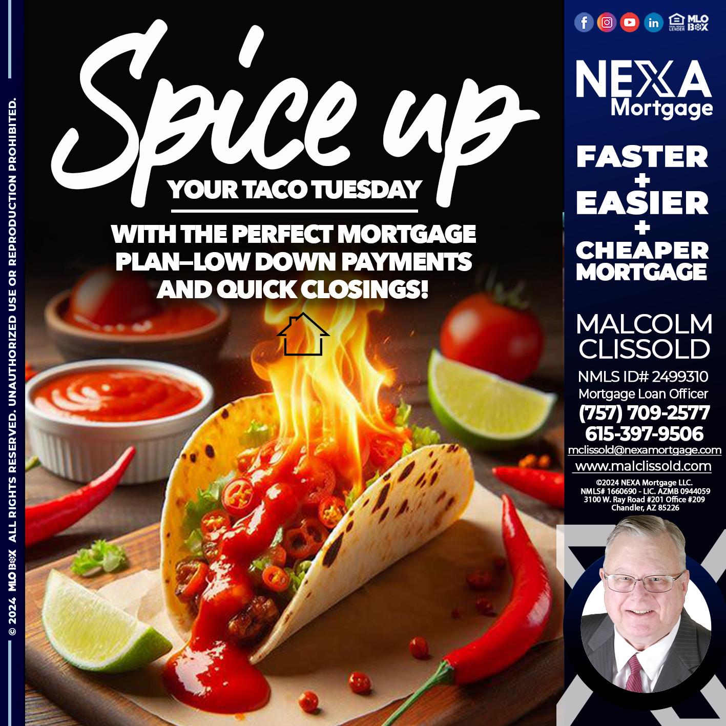 spice up - Malcolm Clissold -Mortgage Loan Officer