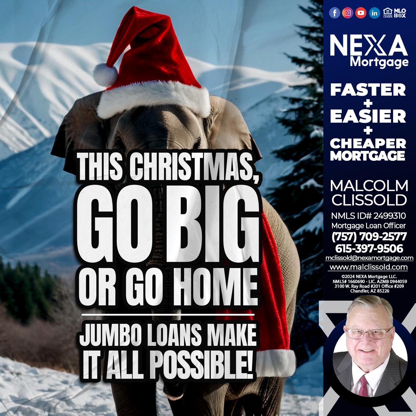 GO BIG - Malcolm Clissold -Mortgage Loan Officer