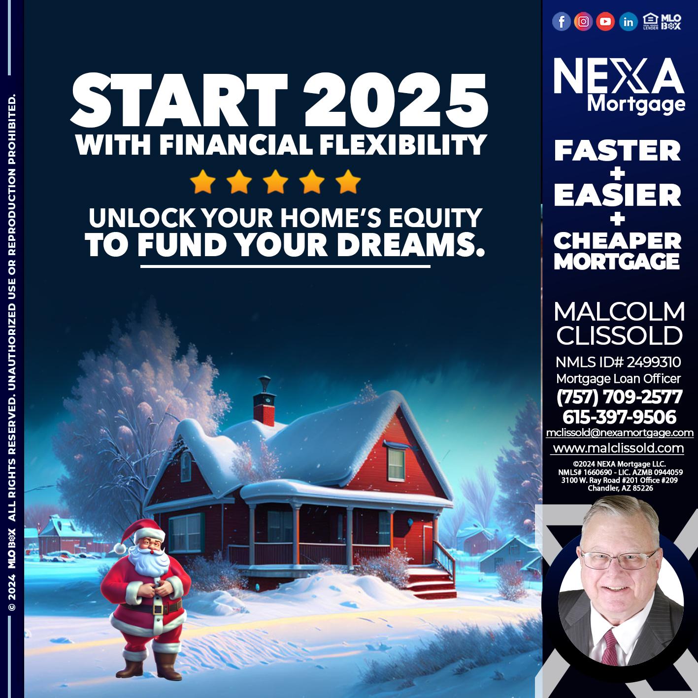 START 2025 - Malcolm Clissold -Mortgage Loan Officer